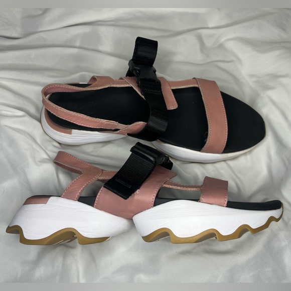 SOREL Kinetic Impact Slingback Sandals – Pink/Black – Women’s 9.5 - Picture 1 of 6